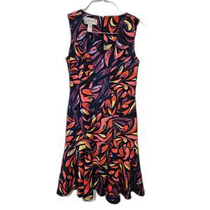 Donna Morgan Multi-Color A-Line Corpcore Dress, Size 0 (Fits like 4)